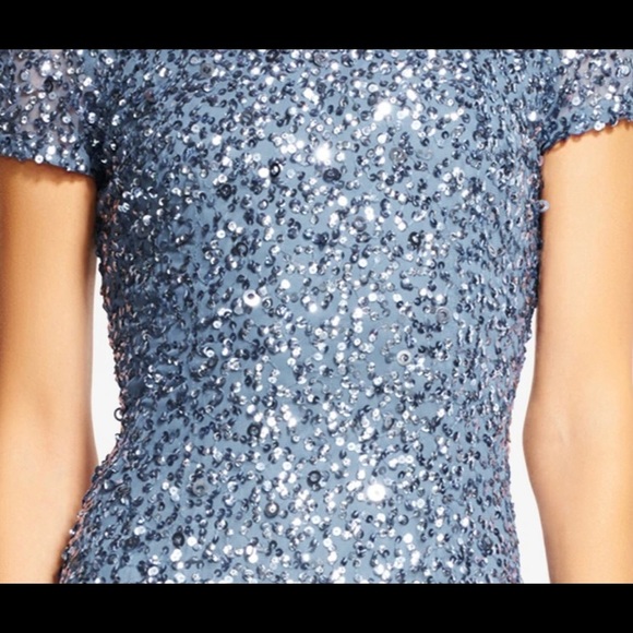 SOLD NWT Adrianna Papell scoop back sequin gown - Picture 5 of 5